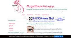 Desktop Screenshot of maquillarselosojos.com